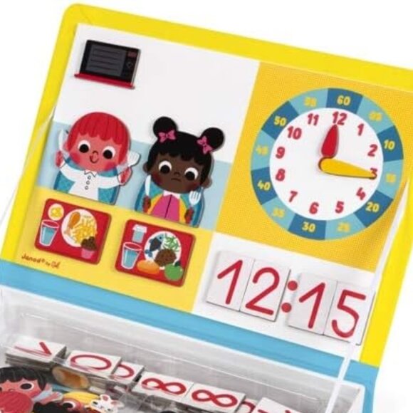 New Sealed Janod Magneti’Book Learn to Tell The Time • 3 to 8 Years - Picture 9 of 13